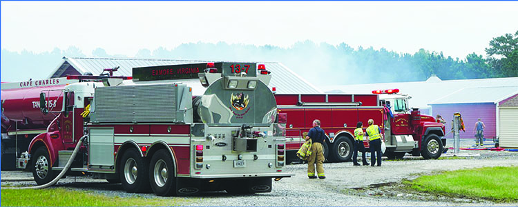 Fire Consumes Poultry Research Building in Northampton