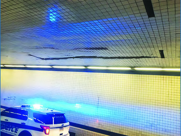 Truck Scrapes Tunnel Top and Halts Travels for Hours