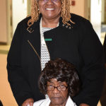 2019 sr luncheon Virginia Bunting and former student