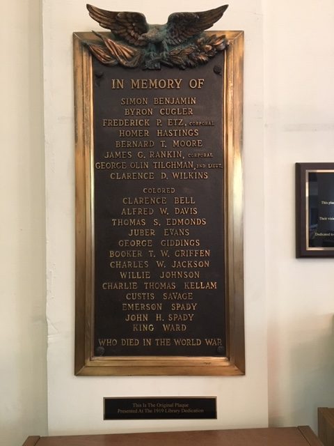 Cape Charles Library in a Quandary Over Memorial Plaque