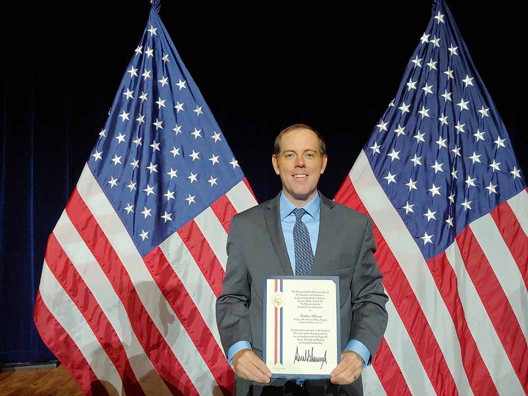 Researcher Awarded Presidential Honor for Work on Coastal Marshes and Sea Level Rise