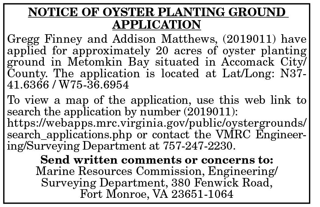 Oyster planting Grounds App