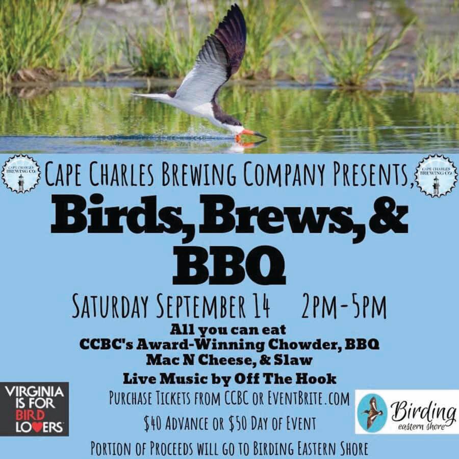 Birds, Brews and BBQ Is Sept. 14