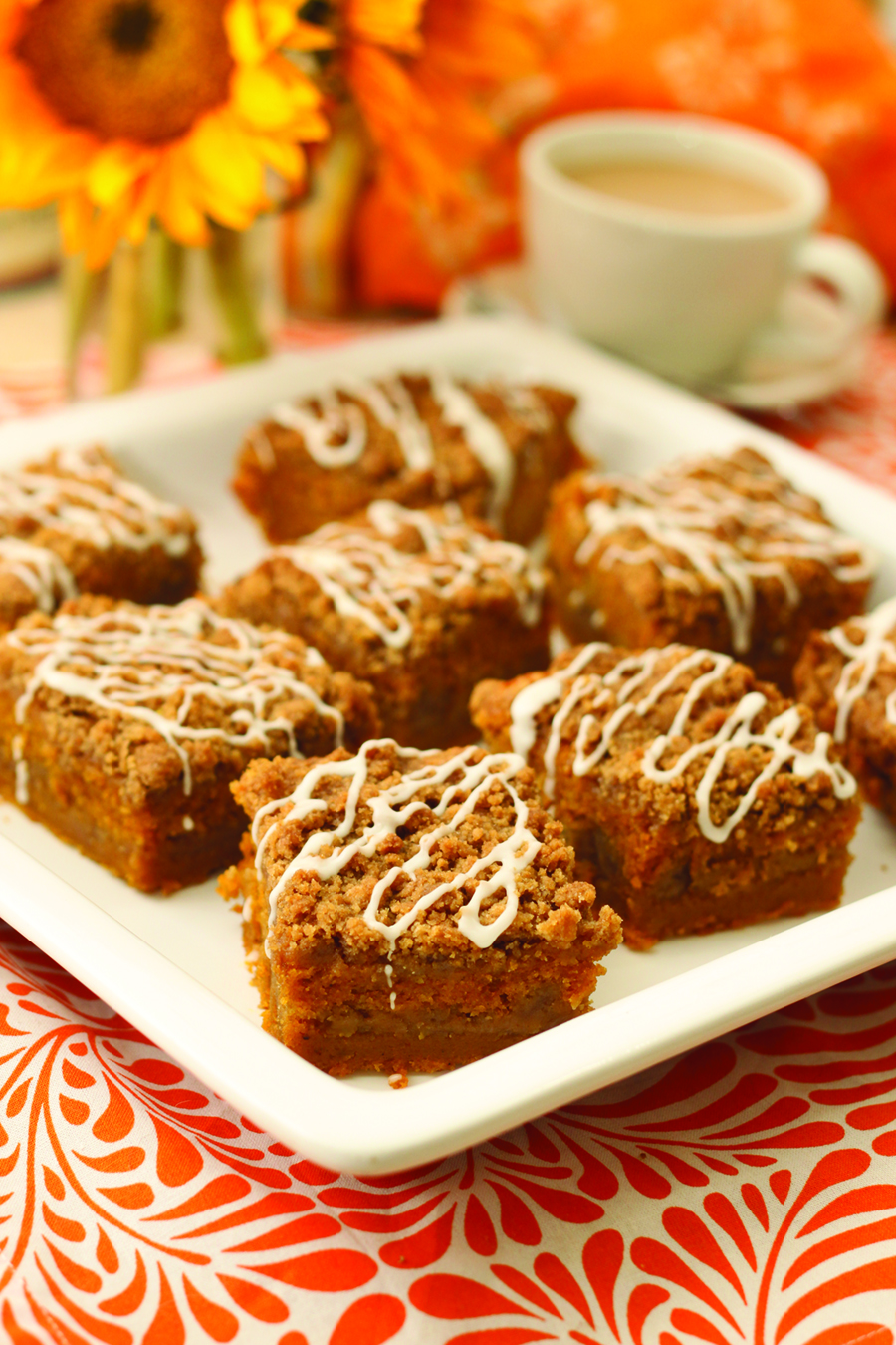 Pumpkin Crumb Coffee Cake Highlights Fall Flavors