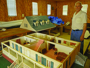 Replicas of the Things He Loves, His Home and His Boats