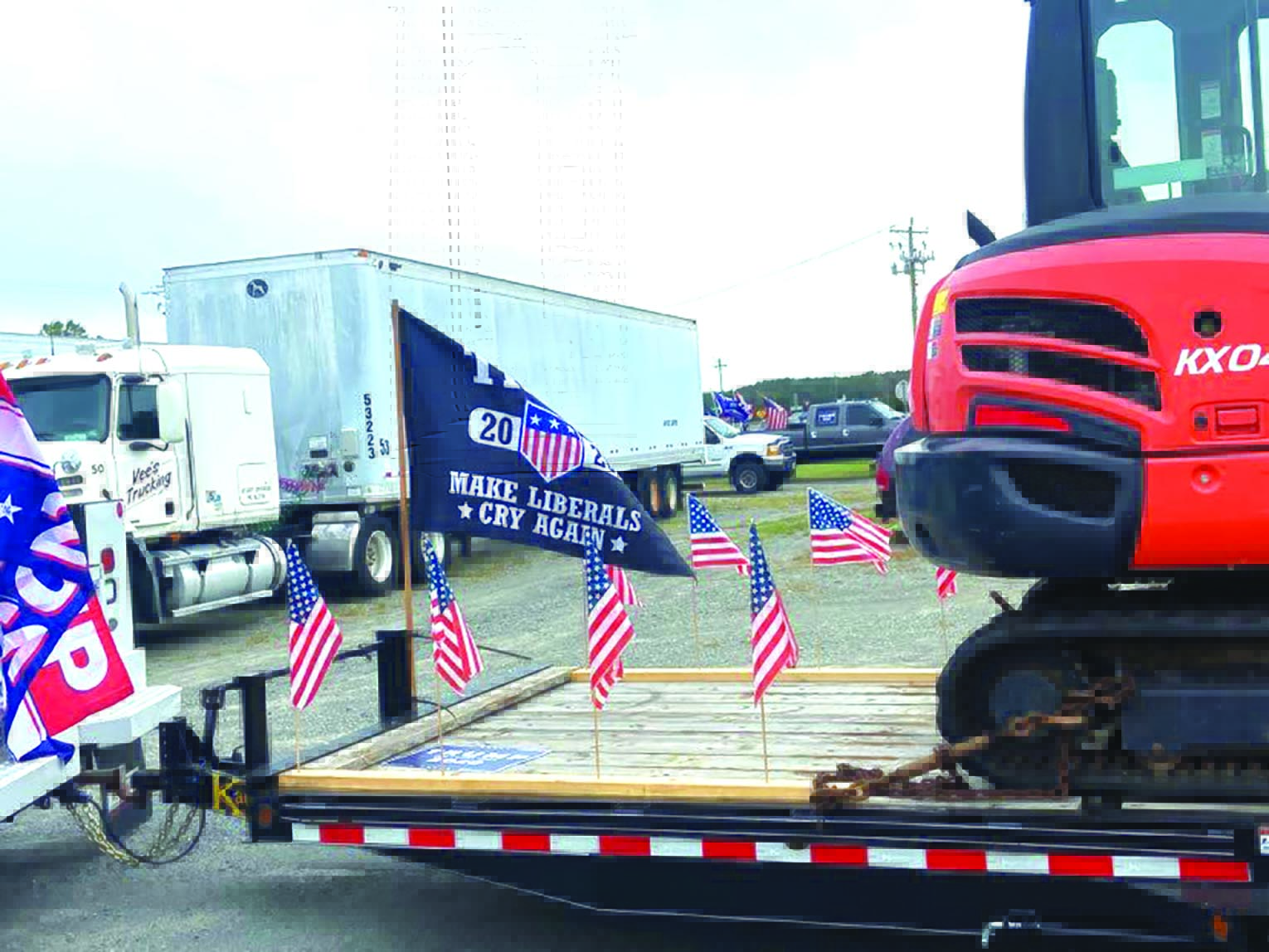 Trump Supporters Participate in Parade From Tasley to Exmore