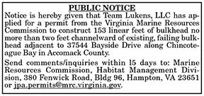 VMRC Notice Team Lukens LLC 2.5