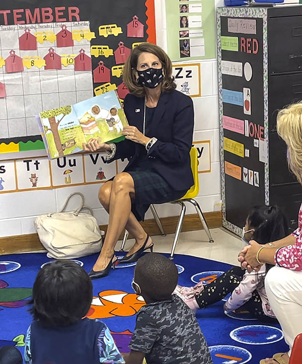 Pamela Northam’s Fall School Tour Swings by Occohannock Elementary
