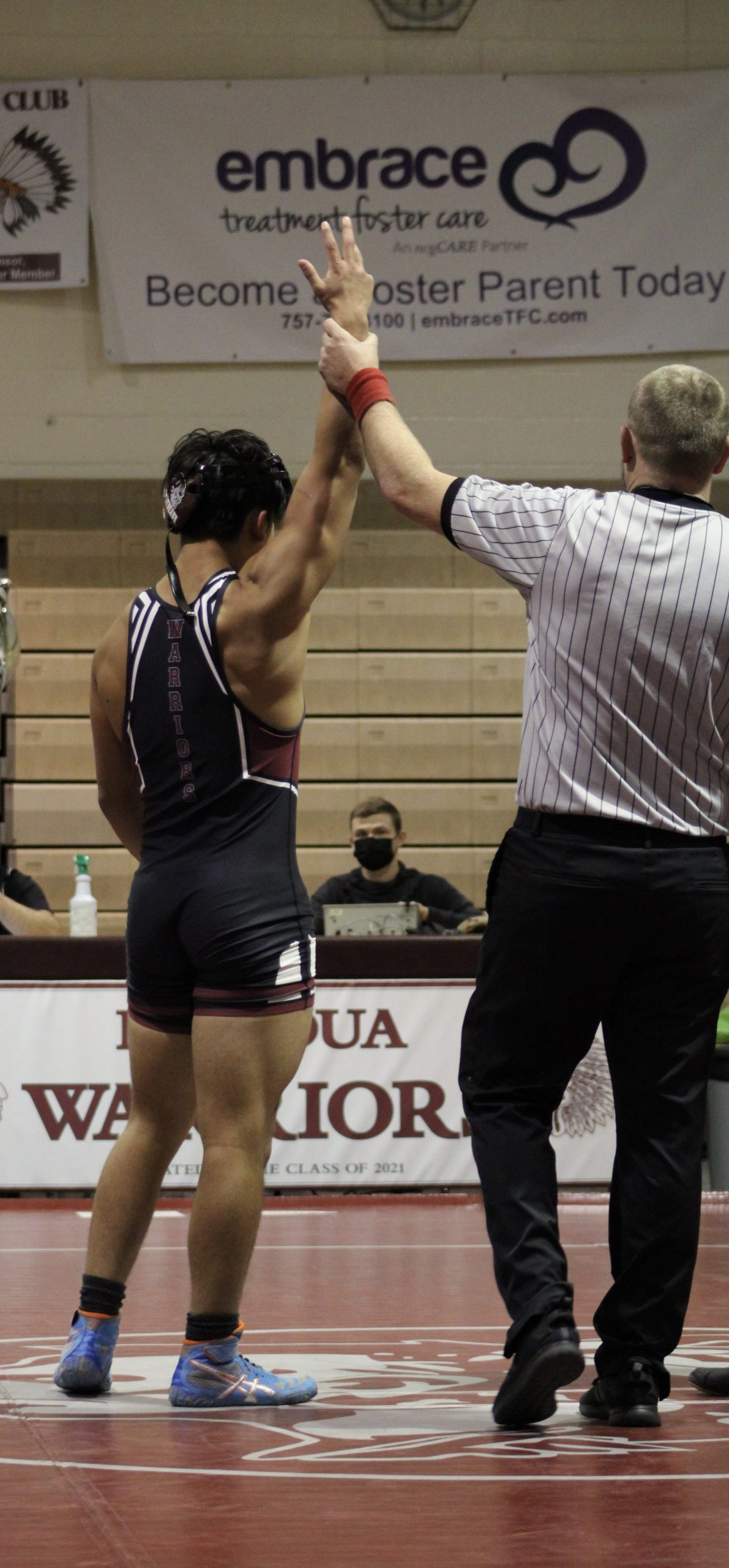 Nandua Hosts  District Wrestling Tournament