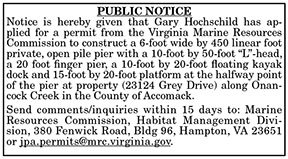VMRC Public Notice Hochschild 2.11