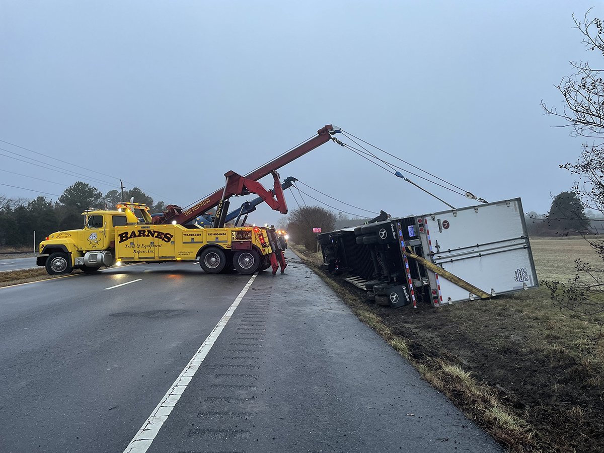 State Police Close Route 13 in Northampton for Overturned Truck