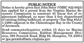 VMRC Public Notice Soter 5.6