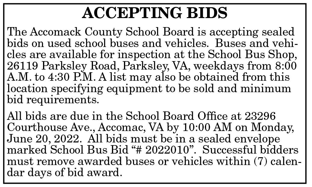 Accomack County Schools 6.10