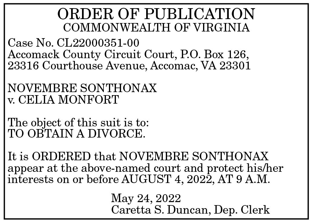 Order of Publication Sonthonax 6.10, 6.17, 6.24, 7.1