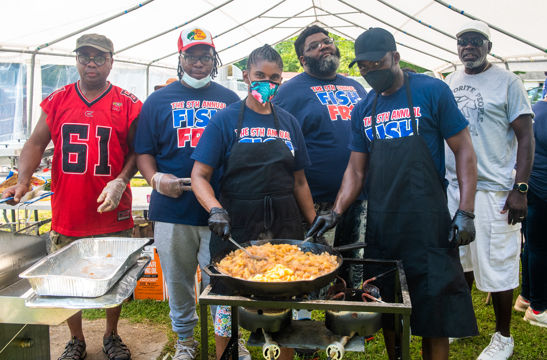 Exmore Barber and Over 30 Relatives Host Fifth Annual Fish Fry Fundraiser