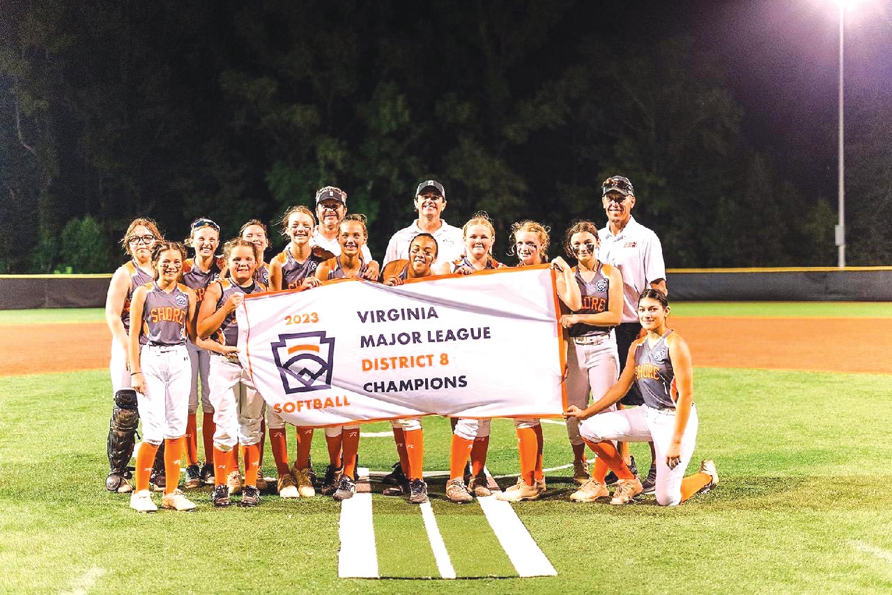 Shore Major Softball wins District 8; team raising money for state tourney