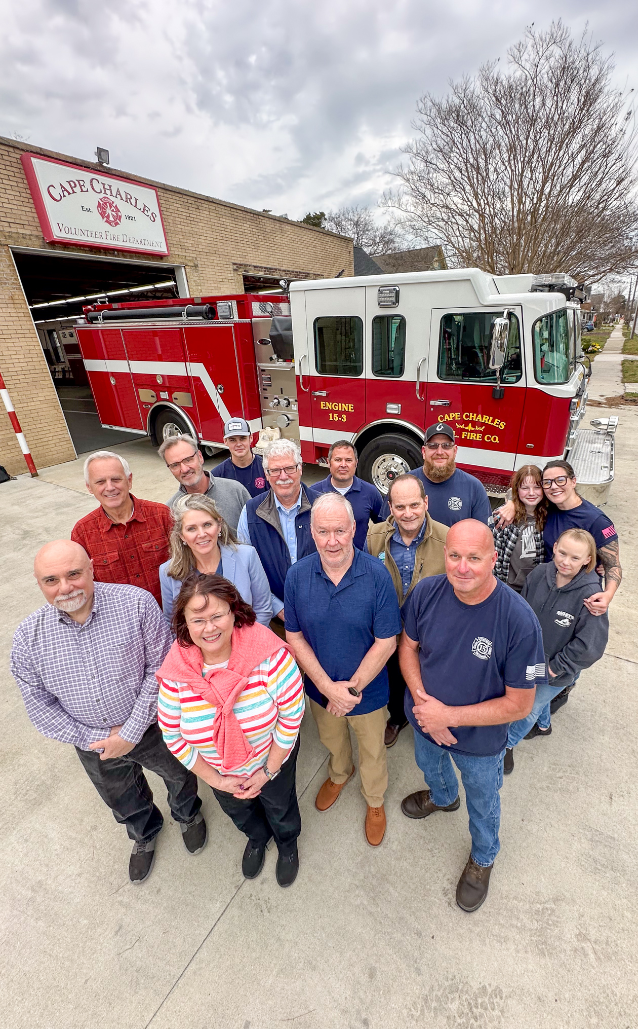 CAPE CHARLES: It takes a village to buy a new fire engine