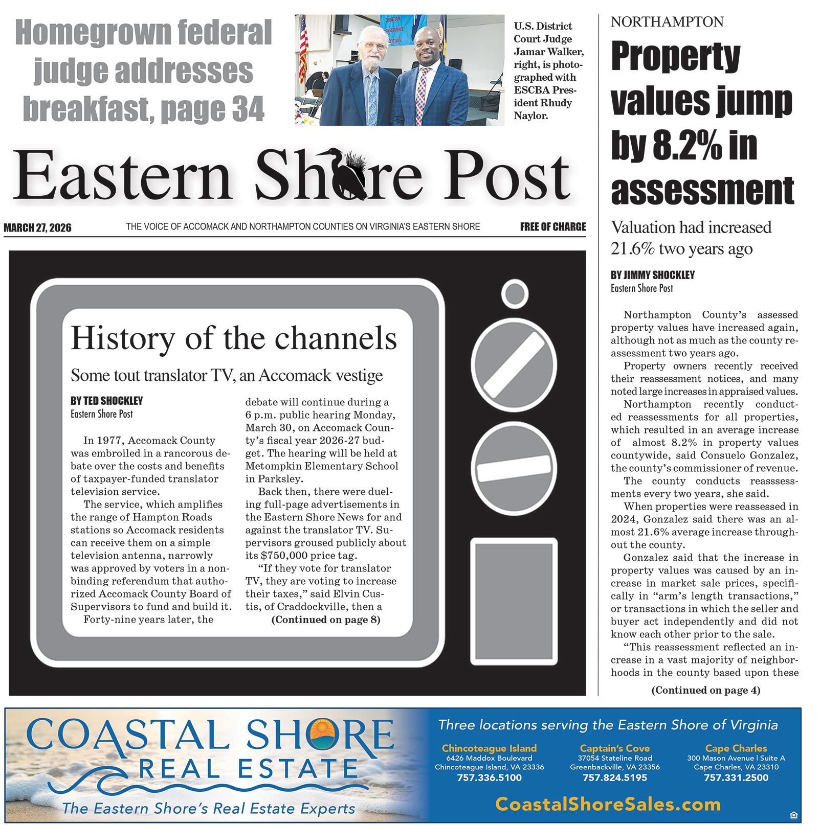 Eastern Shore Post  |  March 27, 2026