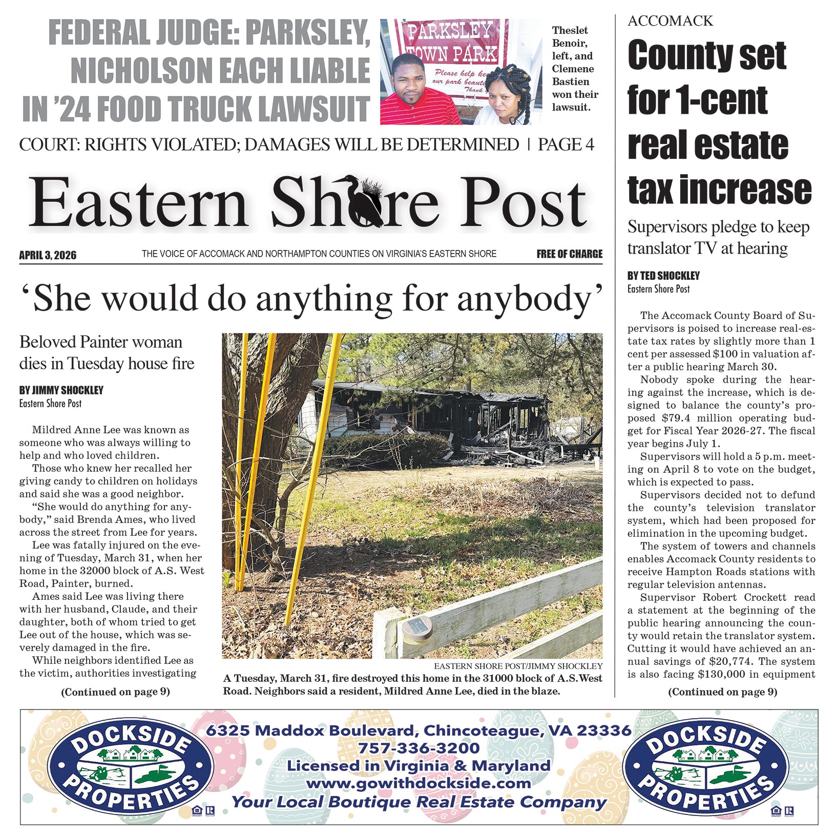 Eastern Shore Post  |  April 3, 2026