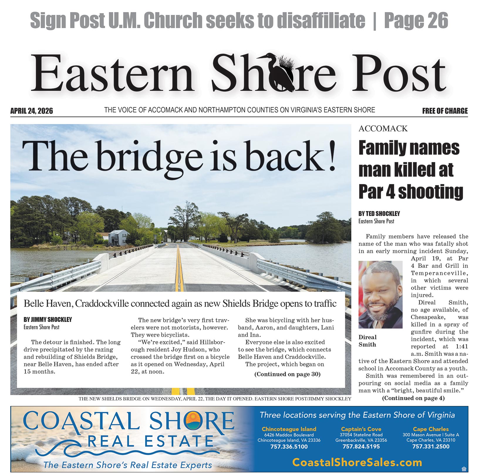 Eastern Shore Post  |  April 24, 2026