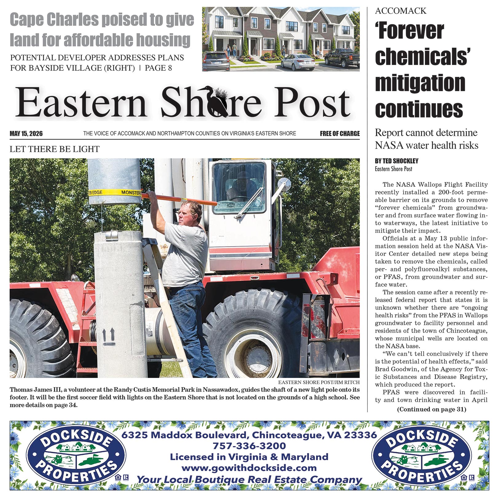 Eastern Shore Post  |  May 15, 2026