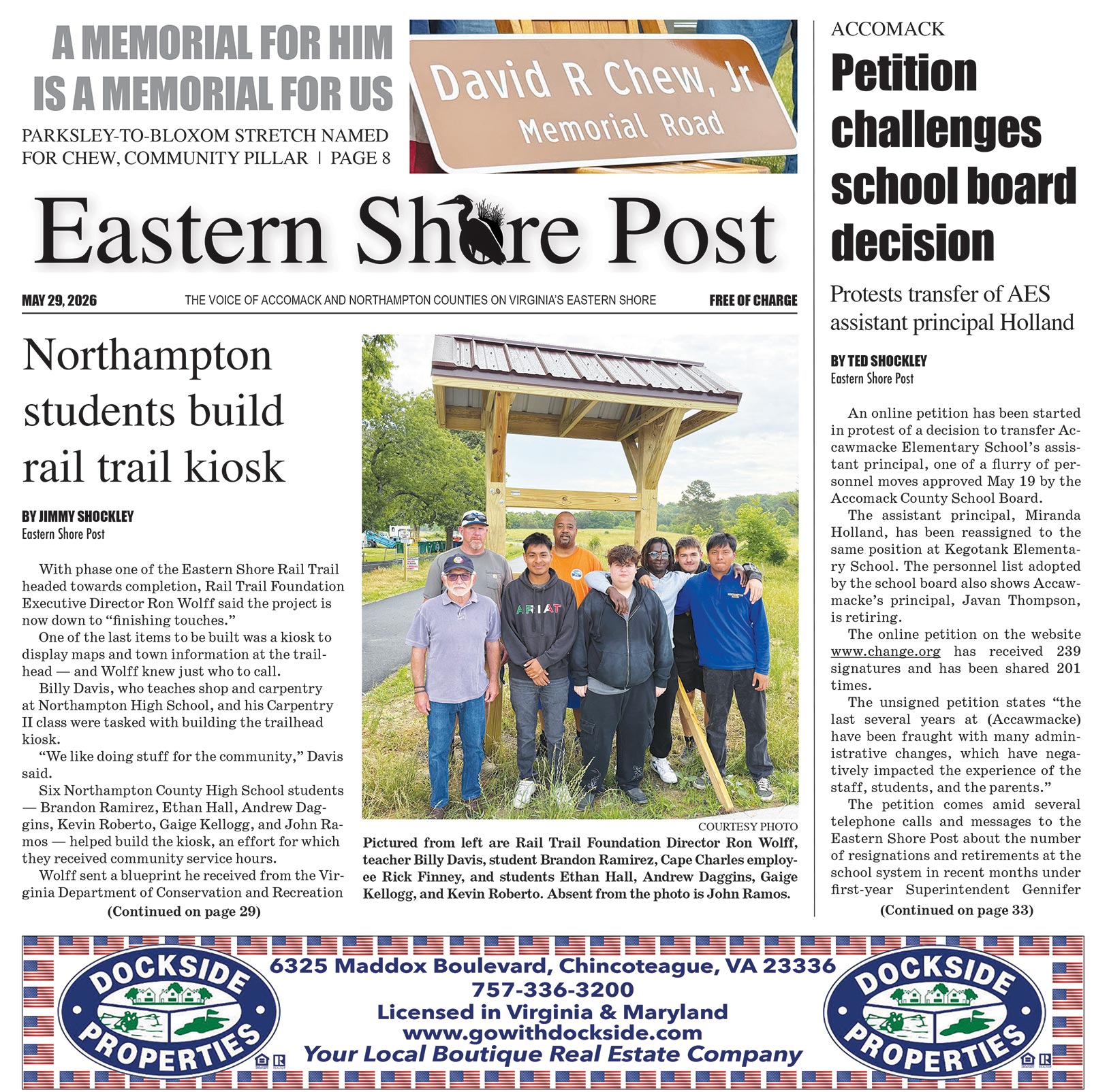 Eastern Shore Post  |  May 29, 2026
