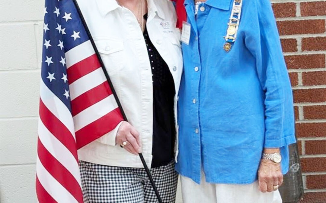 DAR donates flag to Accawmacke Elementary School