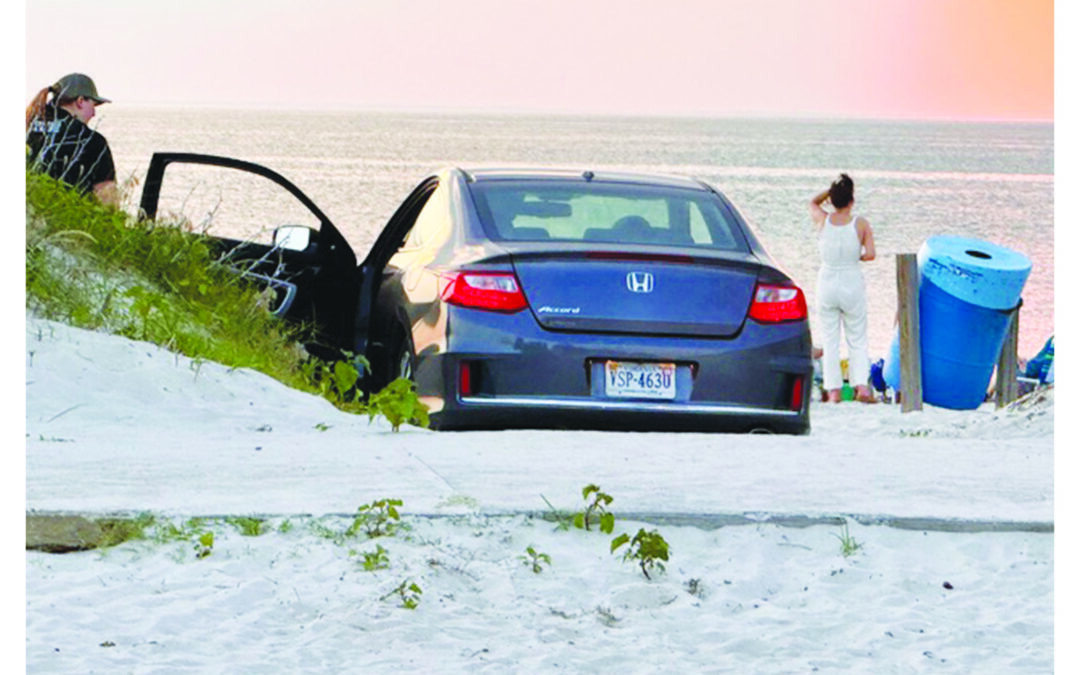 Don’t forget — vehicles are not allowed on Cape Charles beach